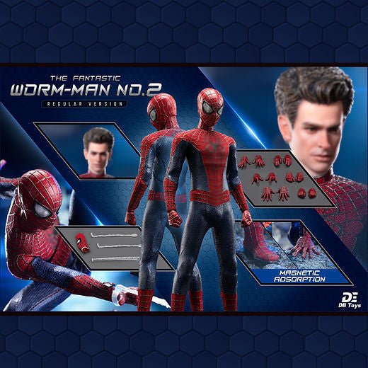 (Pre-Order) DBToys 1/12 The Fantastic Worm-Man 2 Action Figure (Standard/Deluxe) - Image 4